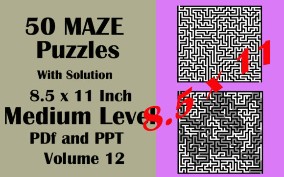 50 Maze Puzzles for Creative and Fun Engagement