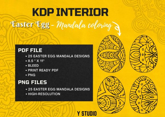 Easter Egg Mandala Coloring Pages
