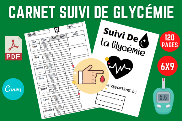 Optimisez Votre Santé avec le Carnet de Suivi de Glycémie Hebdomadaire en Français