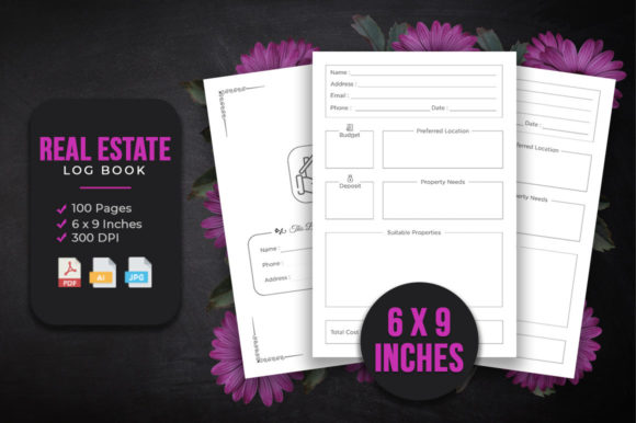 Real Estate Log Book - KDP Interior: A Versatile Tool for Real Estate Professionals