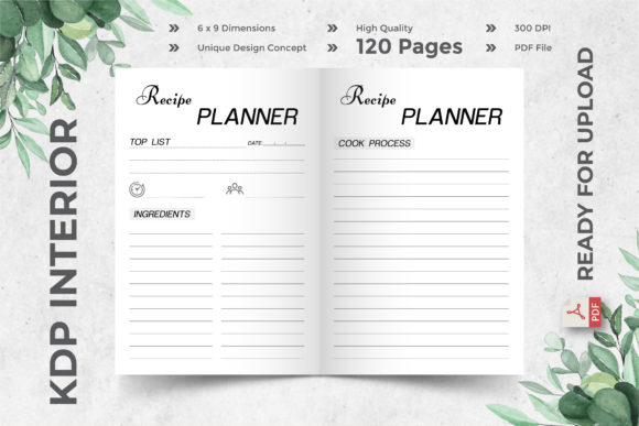 Recipe Book KDP Interior: A Designer's Essential