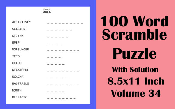 Unlock Creativity with 100 Word Scramble Puzzles
