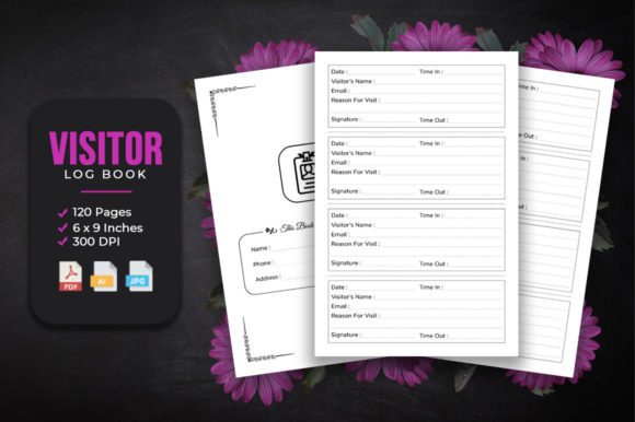 Visitor Log Book KDP Interior 6 X 9: A Versatile Tool for Various Needs